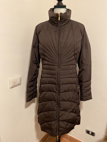 Moncler piumino lungo - lungo, marrone