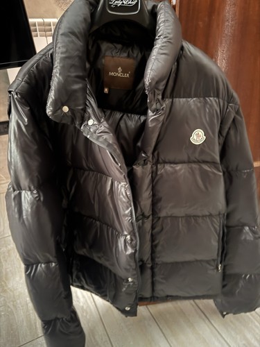Piumino moncler nero - piumino, lucido