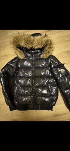 Moncler piumino nero lucido - ,